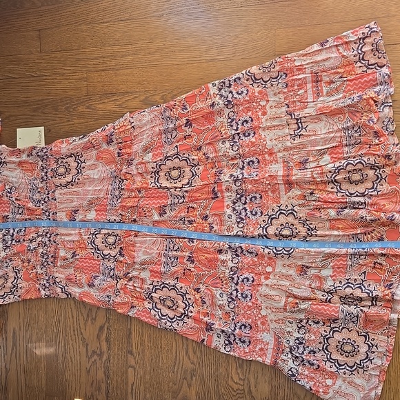 Nurture By Westbound Floral Boho Ruffled Tiered Dress, NWT, Large - Picture 12 of 13